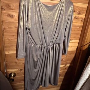 Slinky Tibi Gold Cocktail Dress